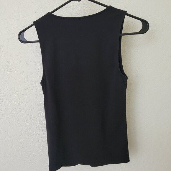 ARITZIA Wilfred GoodLux Bloom Top Black XS - Picture 6 of 9